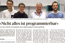 «Nicht alles ist programmierbar» Smartphone APP