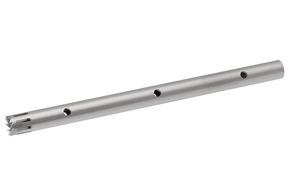 Kronenrohr: deep drilled, milled, turned