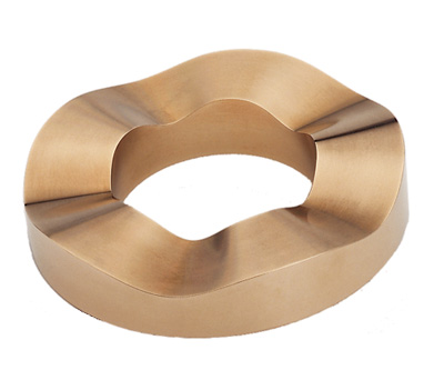 bronze ring: gedreht